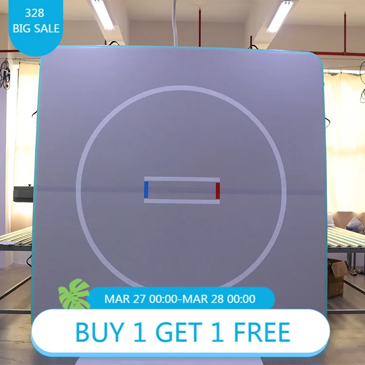 Wholesale HUALE WM‑3 Inflatable Boxing Ring Mat 3x3m 4x4m 10mm PVC Non‑Slip Eco‑Friendly Portable Air Track