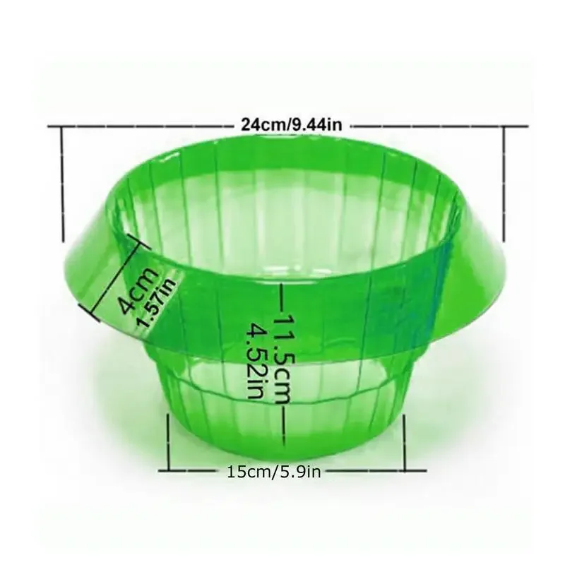 10Pcs Snail Protection Collar Snails Protection Rings Garden Cloche Slug Rings Plant Covers Protectors for Salad Plants Cabbage