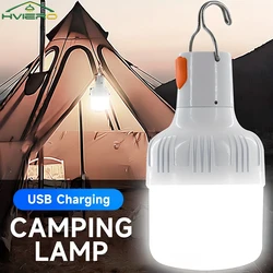 Portable Camping Emergency Lighting Light USB Rechargeable Led Bulb 60mm Flashlight Outdoor Garden Picnic Work Hanging Tent Lamp