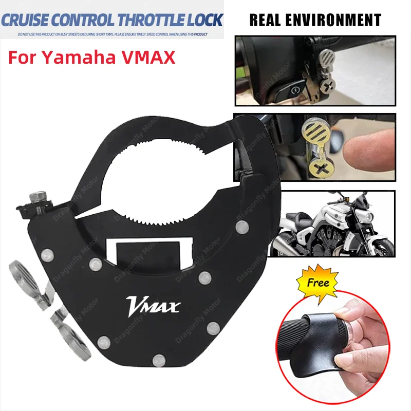 For Yamaha VMAX V-MAX V MAX 1200 1985-2008 Motorcycle Accessories Cruise Control Handlebar Throttle Lock Assist Speed Control