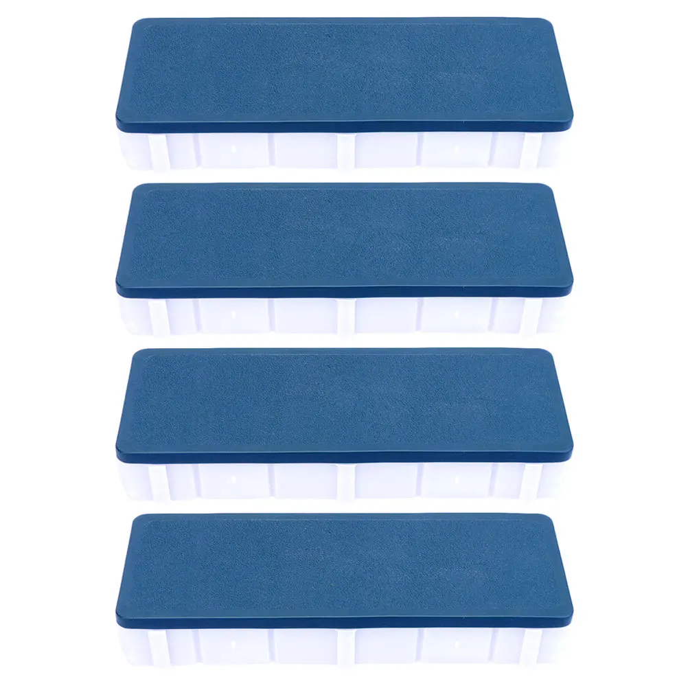 

4Pcs Gouache Paint Tray Durable Plastic Pallets Large 12 Grid Capacity Easy Clean Art Supplies Paint Trays Plastic Pallets