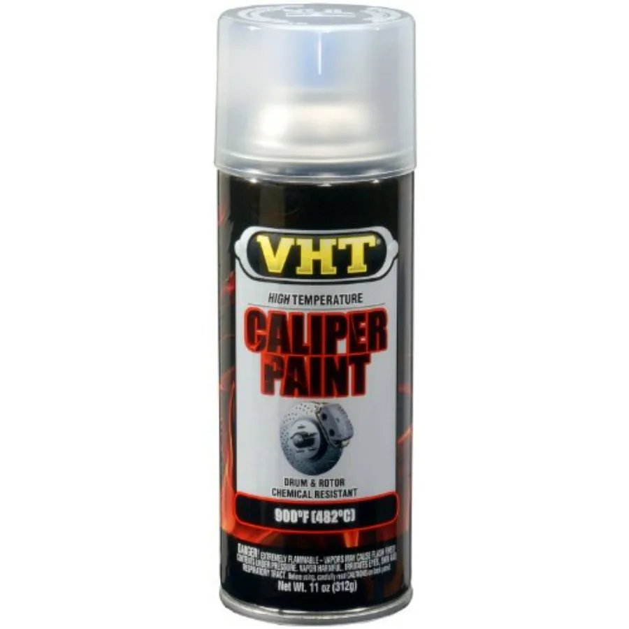 

Gloss Clear High Temperature Brake Caliper Paint 11 oz Aerosol for Automotive Brakes Case of 6