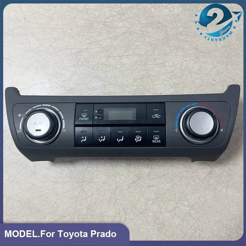 

Used Genuine A/C Heater Control Panel Dashboard Air Conditioning Knob Switch for Toyota Prado LC150 2700 4000 Come Rear button