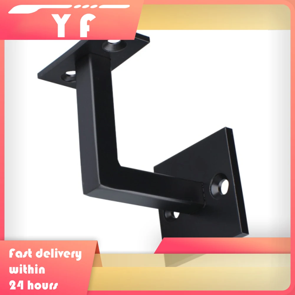 

Черный кронштейн для лестничных поручней из нержавеющей стали, настенная опора для баннера, поручни, кронштейн, фурнитура из нержавеющей стали, аксессуары