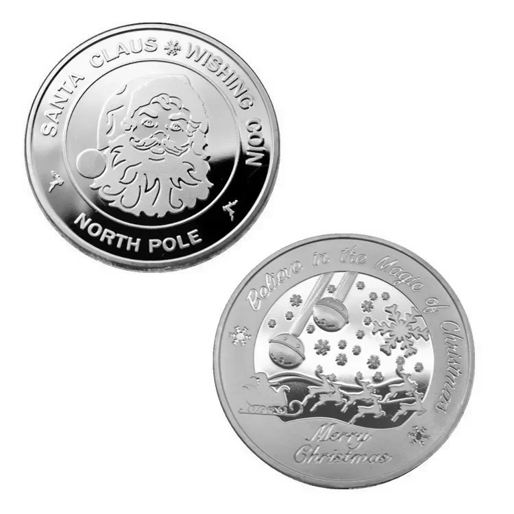 عملات تذكارية لعيد الميلاد المجيد ، مجموعة عملات تذكارية ، حرف معدنية