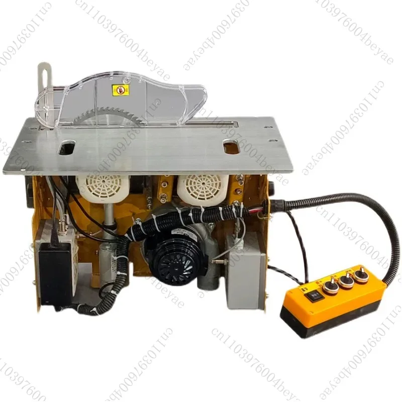 3000W brushless silent woodworking dust-free saw integrated machine woodworking push table folding saw table precision worktable
