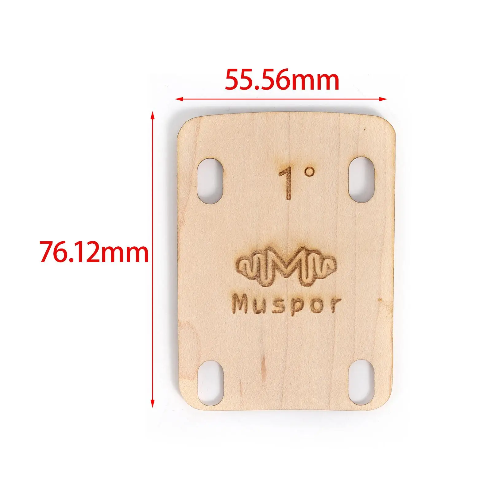 3Pcs 4 Holes Neck Plate Gaskets Guitar Bolt On Neck Repairing Cushion Shims