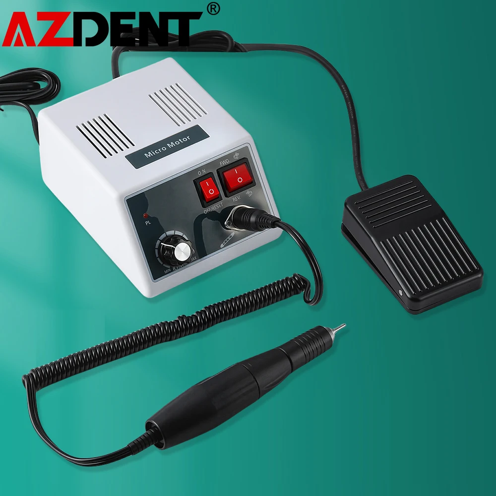 

Azdent Dental Hand Grinder 204 Handle Lab MARATHON Micromotor Polishing E-TYPE Micro Motor Set 35000 RPM Dentistry Equipment