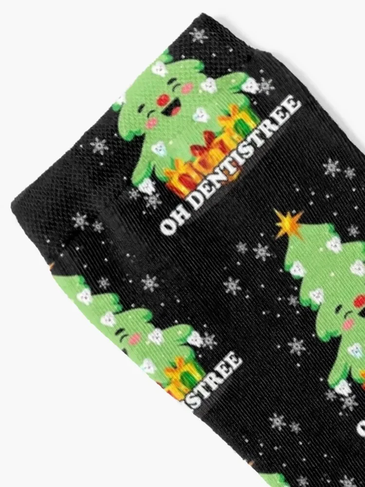 Oh Dentistree - Funny Christmas Dentist Socks cotton man winter thermal Socks For Women Men's