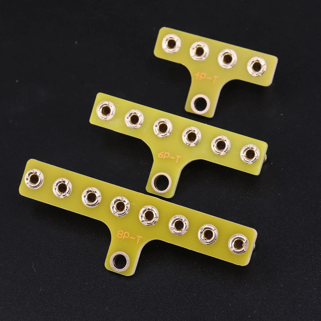 5PCS DIY Projects Audio Tag Strip Tag Board Turret Board 4Pins 6Pins 8Pins Gold plated Brass For Vintage HIFI Tube Amplifier
