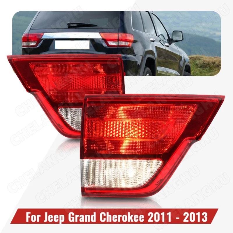 

1Pair Inside Tail Rear Lamp light For Jeep Grand Cherokee 2011 2012 2013 Car Inner Taillight 57010275AF 57010274AF