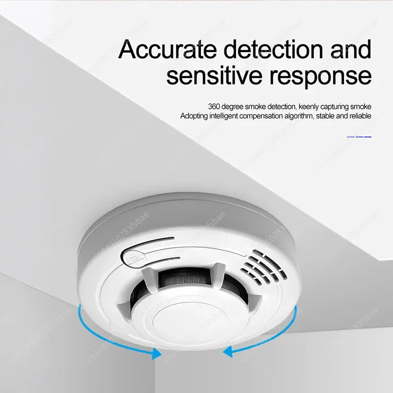 Smoke Alarm Independent Smoke Alarm Household Fire Detector Sound and Light Fire Alarm