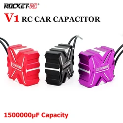 ROCKET-RC Metal Capacitor 1500000μF Capacity 300mΩ Resistance For 1/10 RC RV Drift Cars