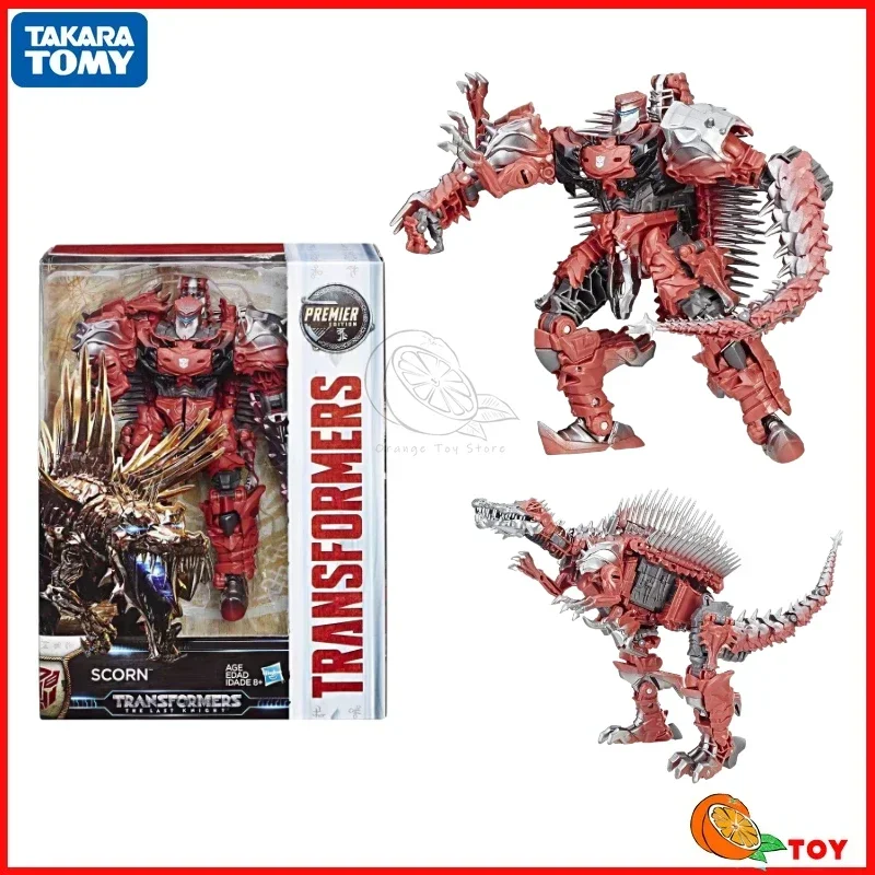 In stock Takara Tomy Transformers toys Transformers: The Last Knight TLK Class V Scorn Model Robot Collection Action Figure