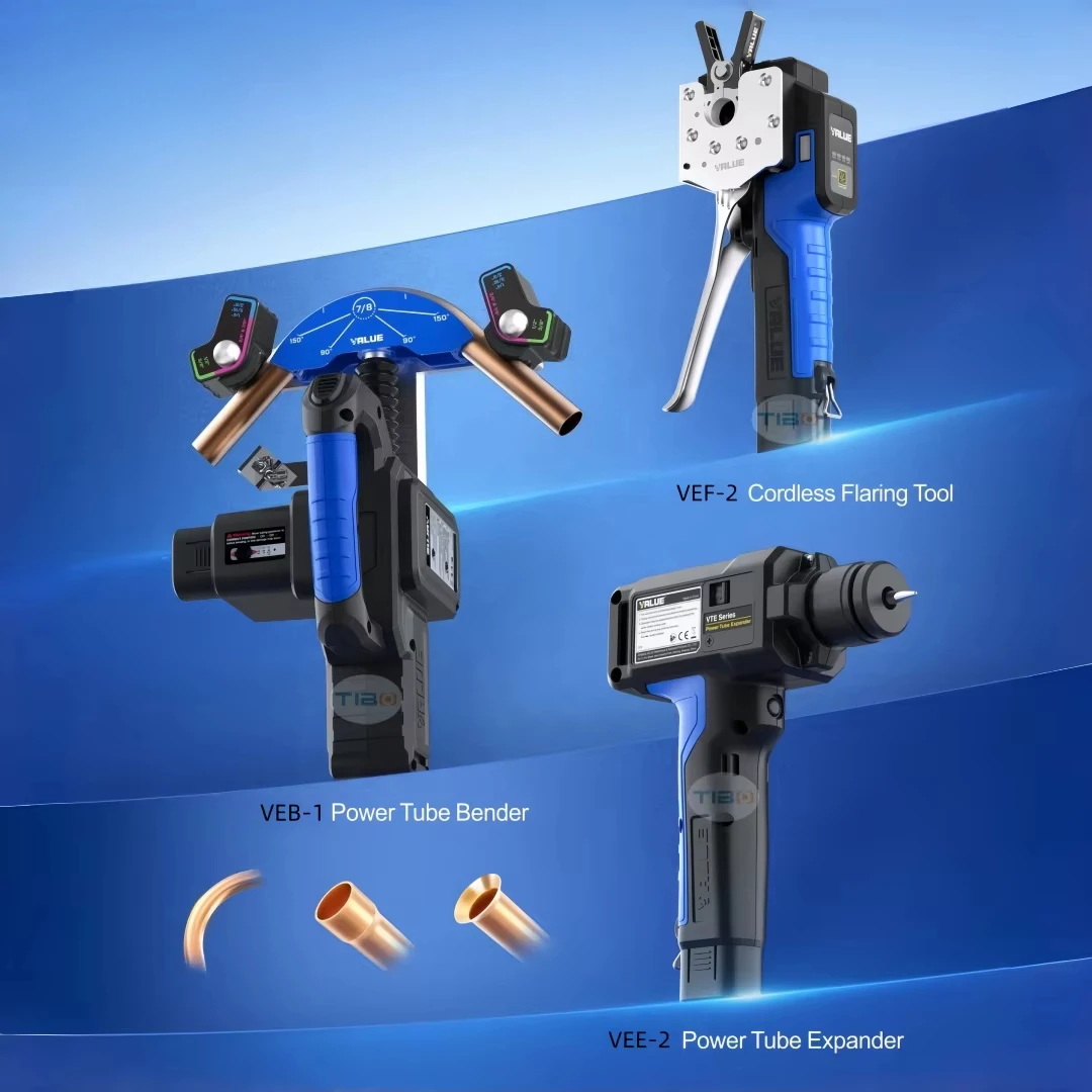 Professional HVAC Tools, Wireless Flaring Tools, Electric Tube Bender and Electric Tube Expander