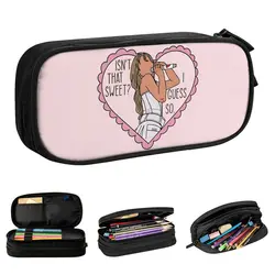 Sabrina Carpenter Isn't That Sweet Pencil Case Pencil Pouch Pen for Student Big Capacity Bags Office Zipper Stationery