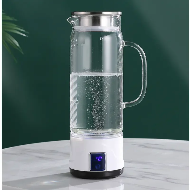 

Hydrogen Water Maker Bottle Generator Jug Kettle Glass 1000ml Hydrogen Rich Water Machine Pitcher