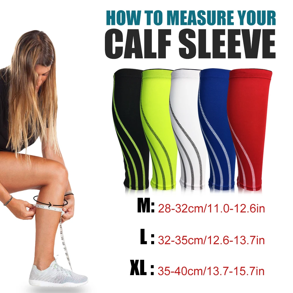 1Pcs Calf Compression Sleeve for Men, Women and Runners - Helps Shin Splint & Calf Pain Relief, Calf Support for Running,Cycling