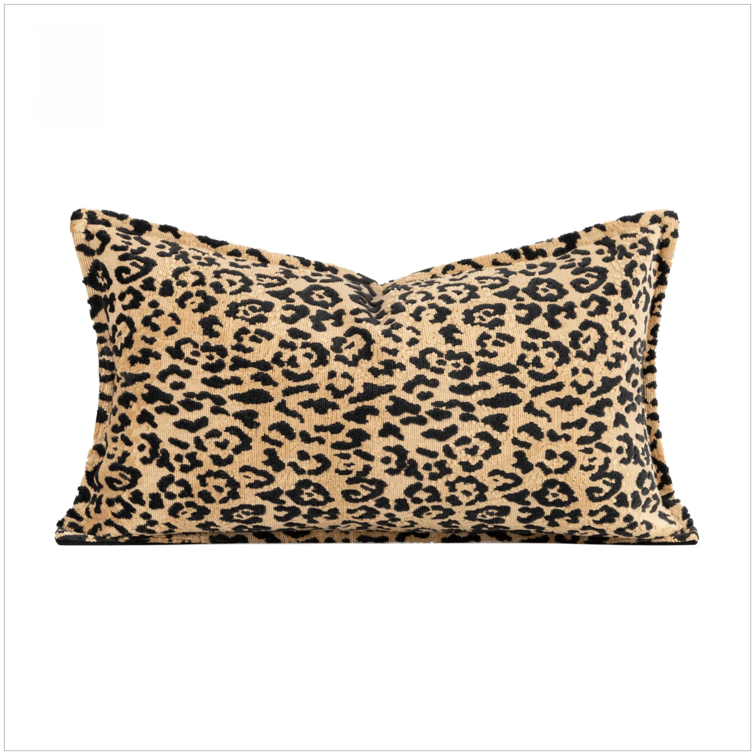 

Желтая бархатная наволочка с леопардовым принтом для декора дома, винтажный стиль, прямоугольная, из полиэстеровой ткани, для дивана