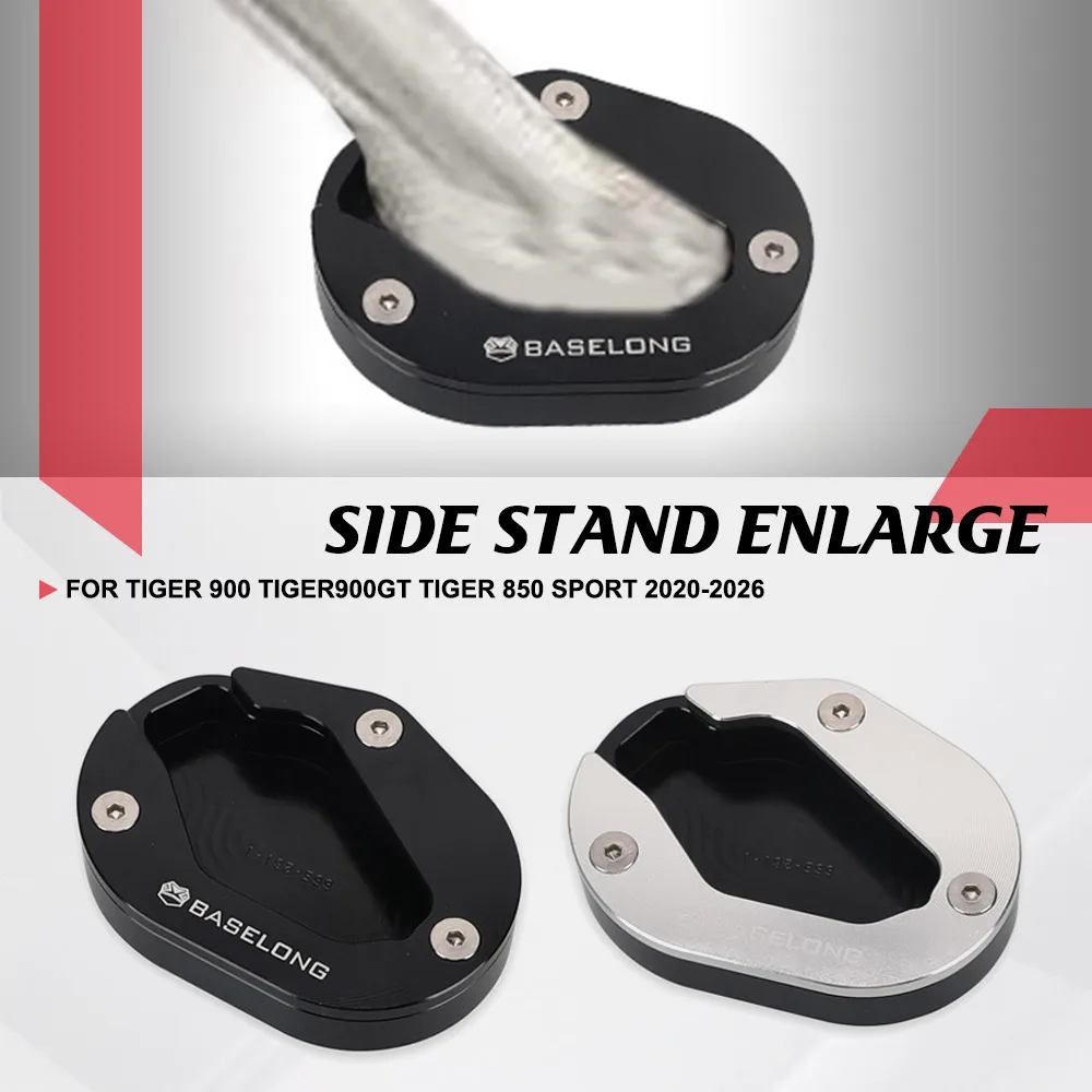 

Motorcycle Kickstand Foot Side Stand Extension Pad For TIGER 900 TIGER900GT TIGER 850 Sport 2020 2021 2022 2023 2024 2025 2026