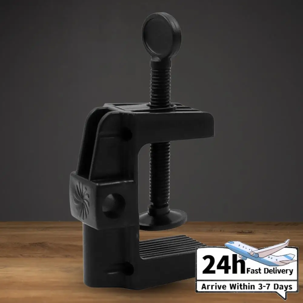 

Настольный держатель-зажим для микрофона, нескользящий, C-образный, с креплением типа «лошадиная нога», для микрофона, настольной лампы, кольцевой лампы