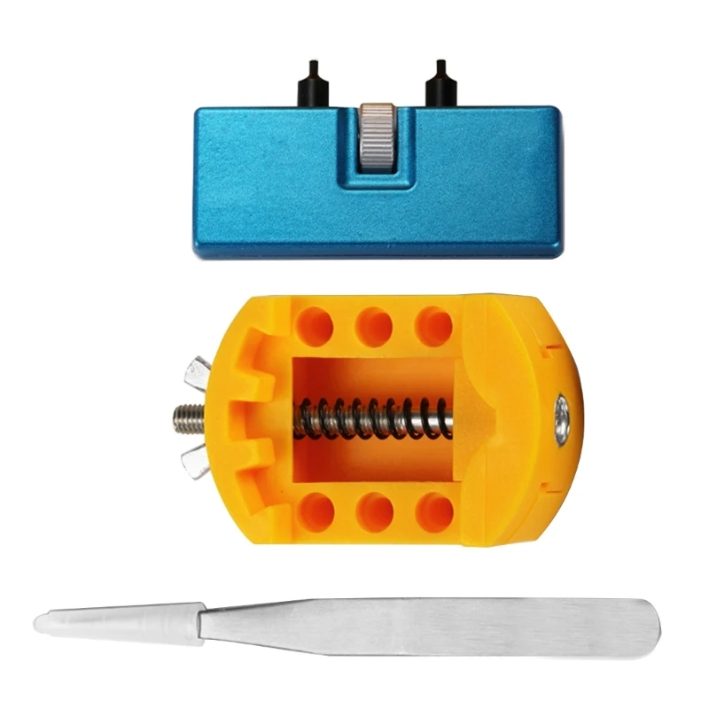 Manutenzione orologio Supporto per rimozione fondello orologio strumenti per sostituzione della batteria da