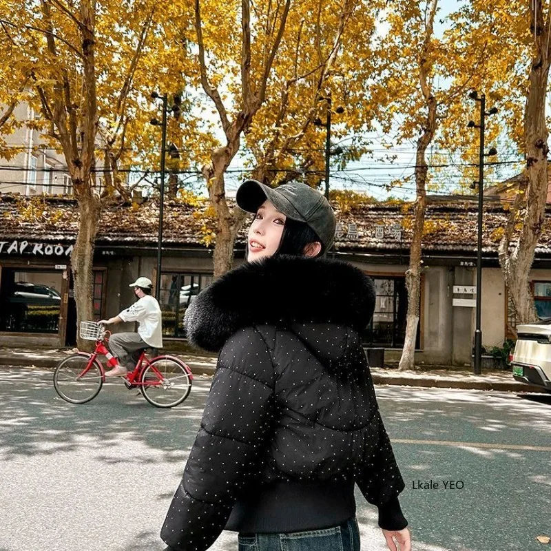 New Down Cotton Jacket 2026 Comfortable Casual Women's Winter Parka Ladies Coat Sense of Design Warm Fashion Female Jacket