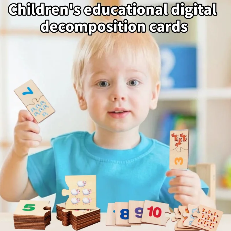 

Children's Montessori Teaching Aids, Early Education, Intelligence, Mathematics, Enlightenment, Matching and Assembling, Digital