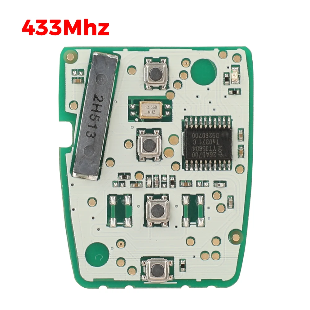 jingyuqin HLIK6-1T 433Mhz 313.8Mhz ID47 Chip zdalny kluczyk samochodowy do Honda Civic Accord City CR-V Jazz XR-V Vezel HR-V FRV