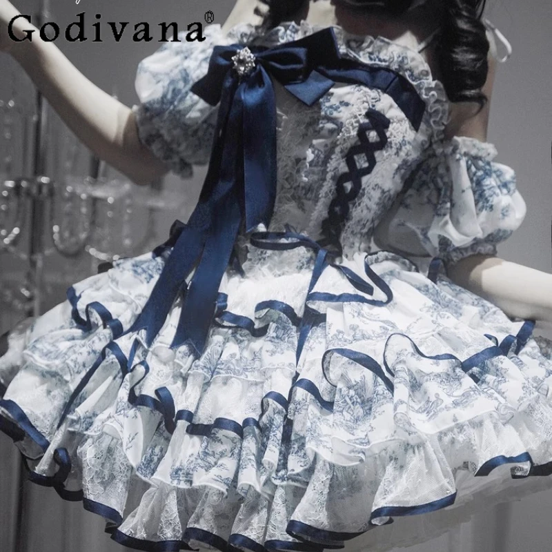 فستان نسائي أنيق لحفلات الهالوين بقصة ضيقة فستان لوليتا قوطي أصلي باللونين الأسود والوردي فستان نسائي صيفي من فيستدوس دي موجر