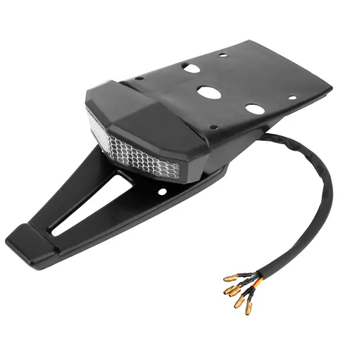 Red/Amber Turn Signal Light Universal For Bobber Enduro Dirt Bike Brake Stop Indicator Signal Lamp Motorcycle ATV LED Rear Tail