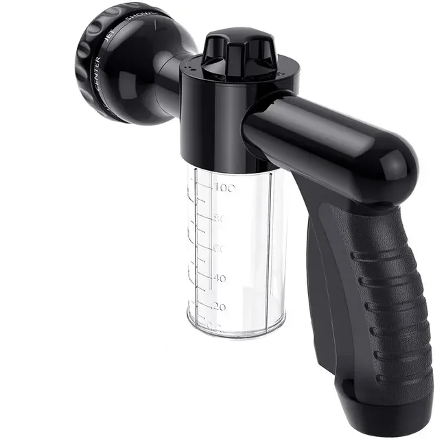 Drukslang Nozzle Schuimpistool 8 In 1 Jet Spuitpistool Zeepdispenser Tuin Watering Paard Hond Dier Auto Wassen tool Dropshipping