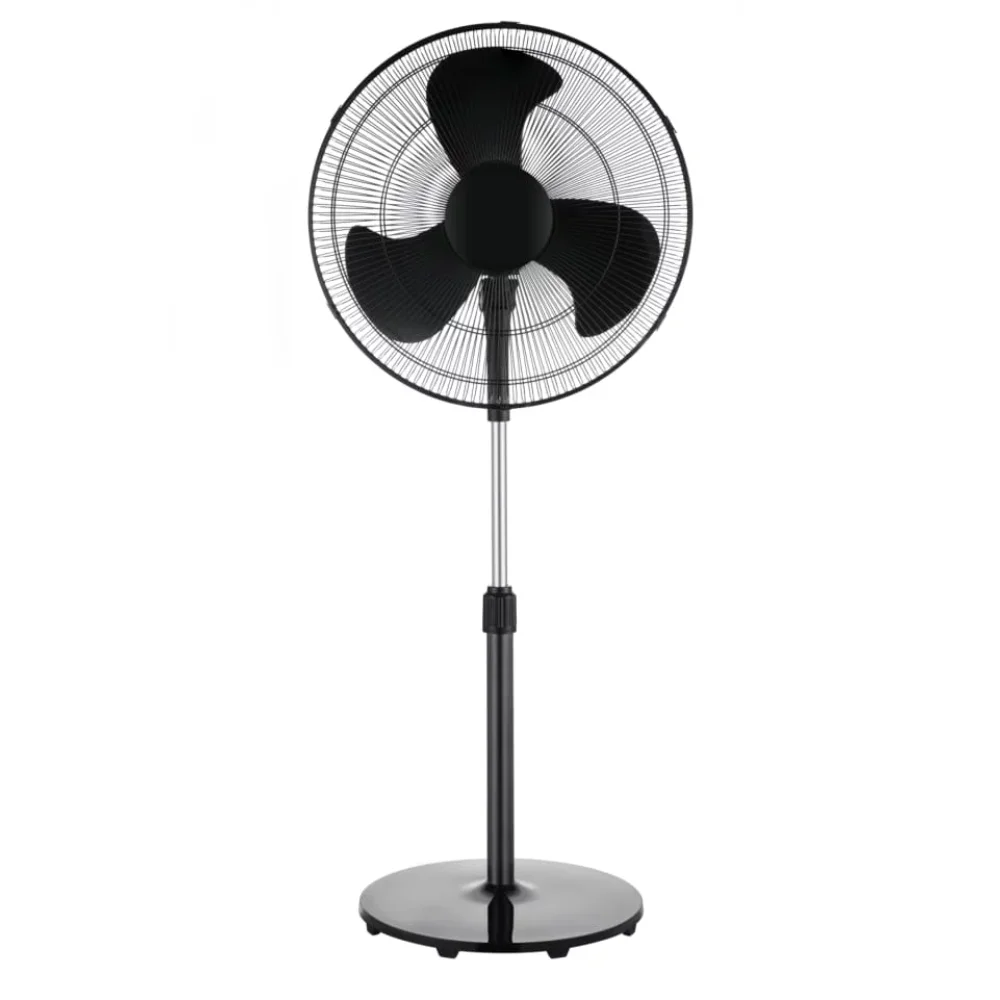 

2023 New Mainstays 18" Oscillating 3-Speed Pedestal Fan with Tilt Adjustable Fan Head, Black