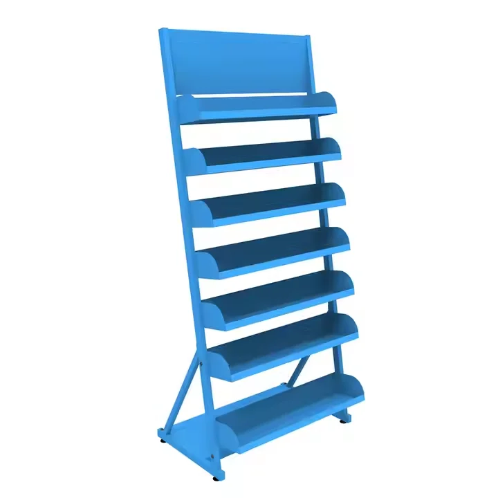 Book Rack for Book Store Storage Stand for Magazine Display Rack for Retail Store Book Shelf Rack