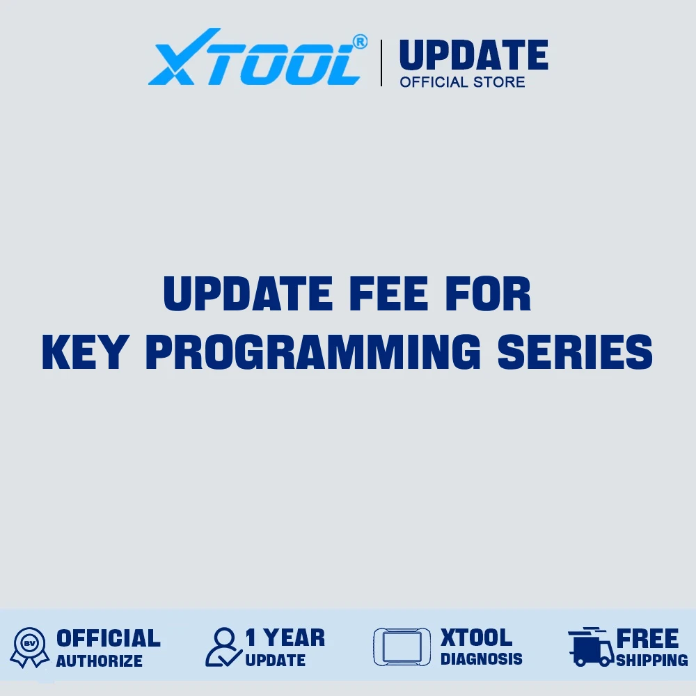 Официальная подписка на обновления на один год для программаторов ключей XTOOL X100PAD PLUS, X100PAD3, X100PAD3 SE, IK618, X100 MAX