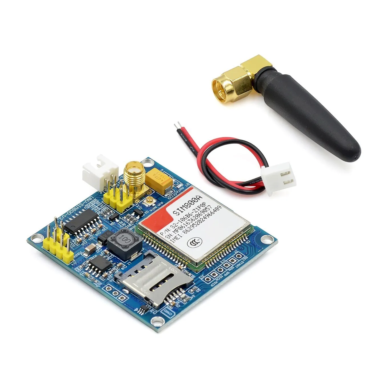 1PCS SIM800A Kit Wireless Extension Module GSM GPRS STM32 Board Antenna Tested Worldwide Store more than 900A