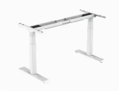 Adjustable Height Electric Timotion Reception Desk With Metal Frame Dual Motor Standing Desk Frame 3d Metal Desk Frames Hot sale