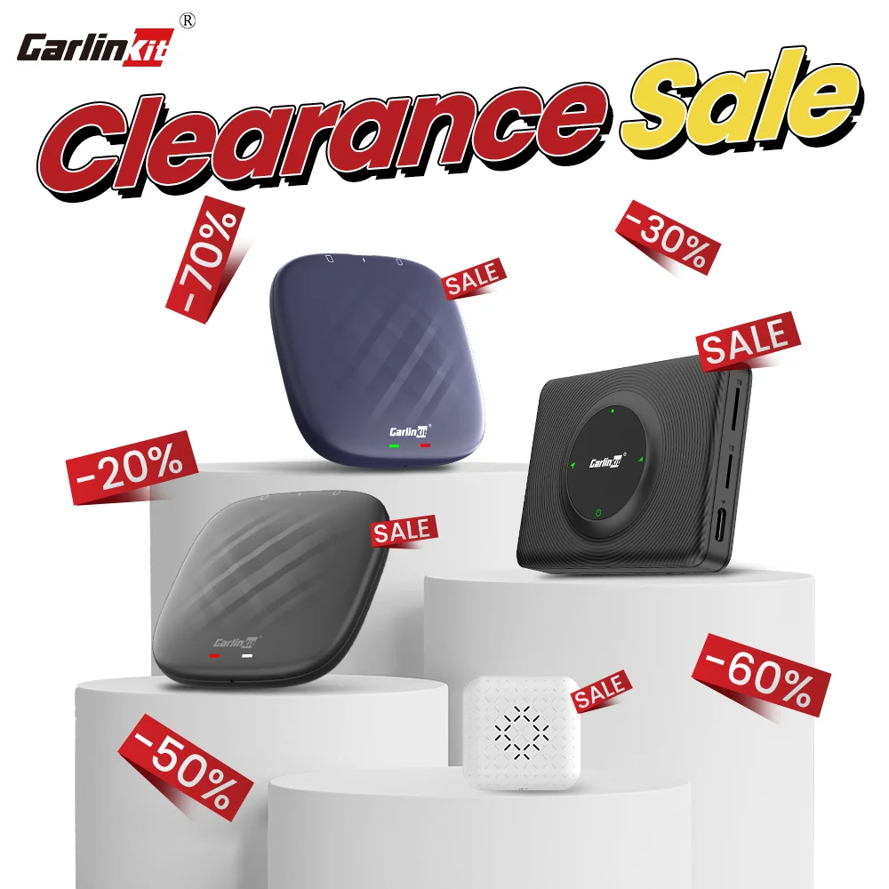 CarlinKit Vendita di liquidazione Offerta speciale Adattatore Android Auto Wireless Android Ai Box CarPlay