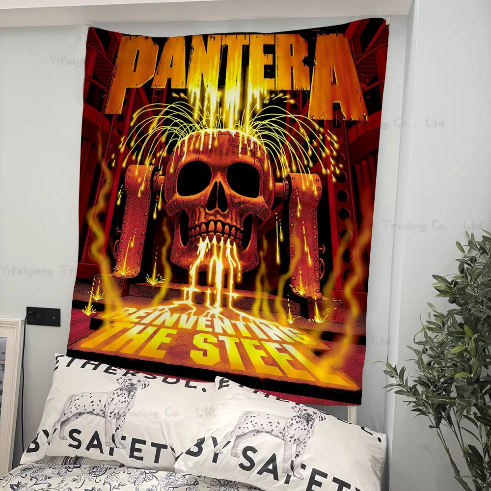 P-Pantera Far Beyond Driven Anime Tapestry Indian Buddha Wall Decoration Witchcraft Bohemian Hippie Wall Hanging Sheets