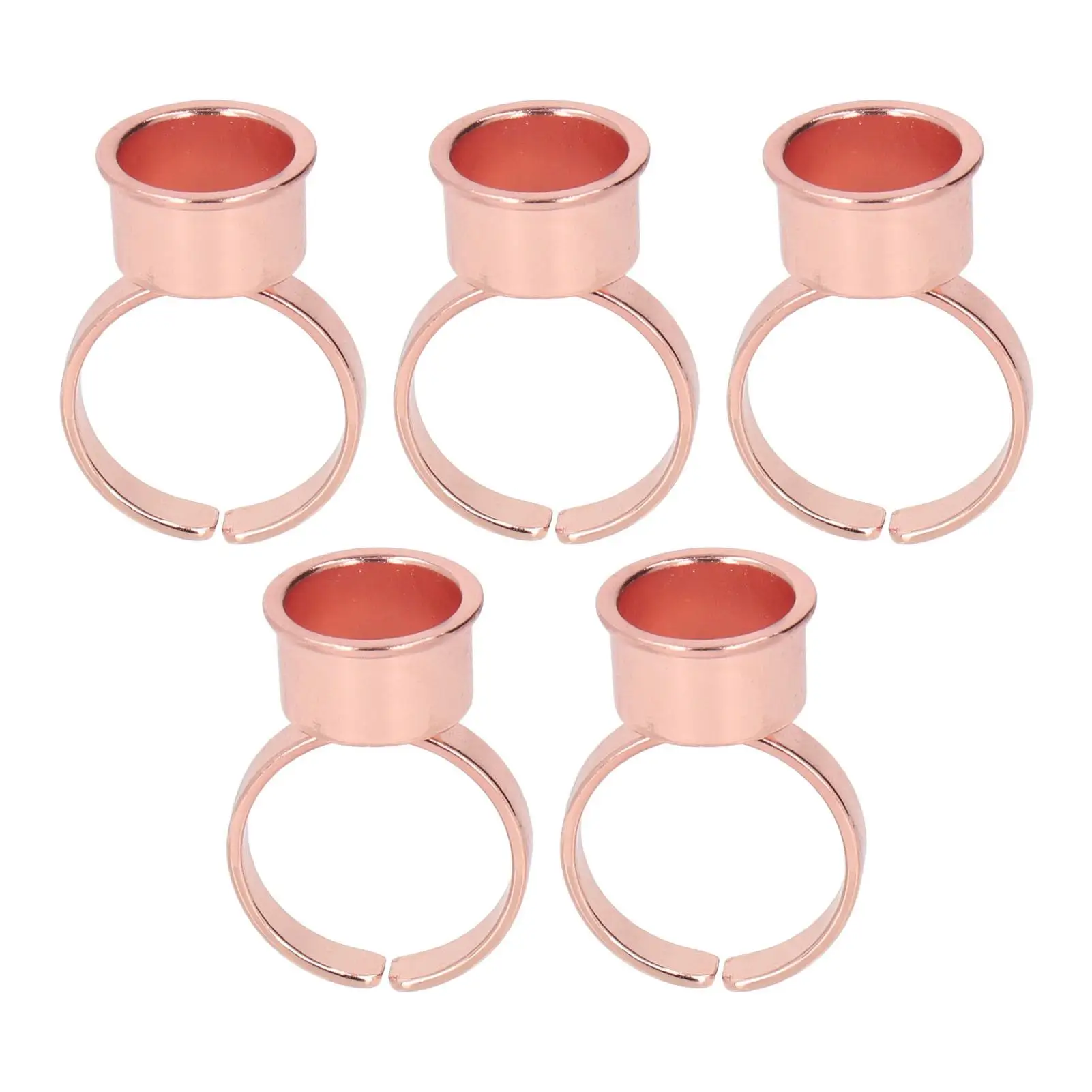 

Набор чашек с чернилами для микроблейдинга из 5 пигментов для татуировки бровей и губ из нержавеющей стали для наращивания ресниц