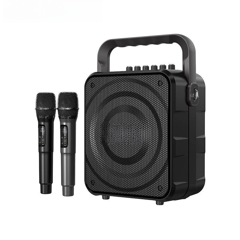 Outdoor square dance stereo, Bluetooth speaker, portable microphone, live broadcast Karaoke all-in-one machine