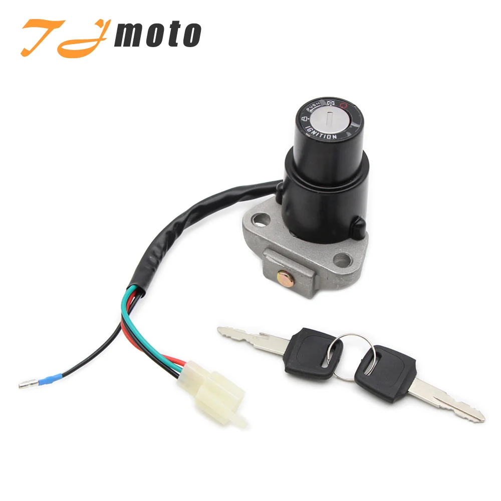 

Выключатель зажигания мотоцикла с ключом для Yamaha 55V-82501-00 2MA-82501-00 3LY-82501-00 DT125R 4BL DT200R XT350 XT600EH 3TB DT125F