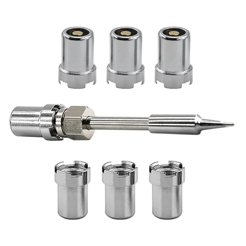 【Последние на складе!】8 шт. кольцевой адаптер, магнитные переходники с резьбой 510, кольцевая резьба для паяльника, магнитный адаптер