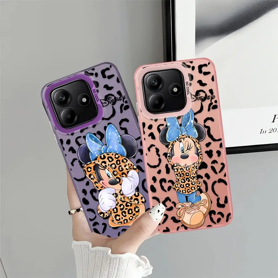 Case voor Xiaomi Redmi Note 9s 13 12 11 10 Lite 12s 11s 14 Pro Plus 10s Terug telefoon Cover Disney Minnie