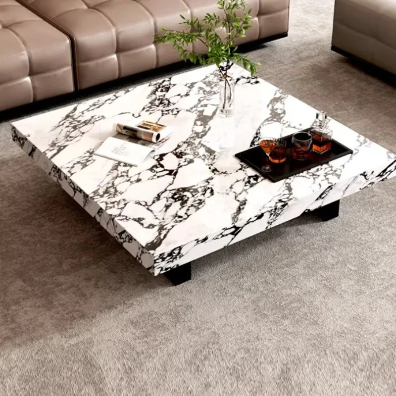 & Salon Luxe Square Italian Unique Coffee Table Unusual Organizer Simple Storage Coffee Table Salontafel Hotel Home Furniture
