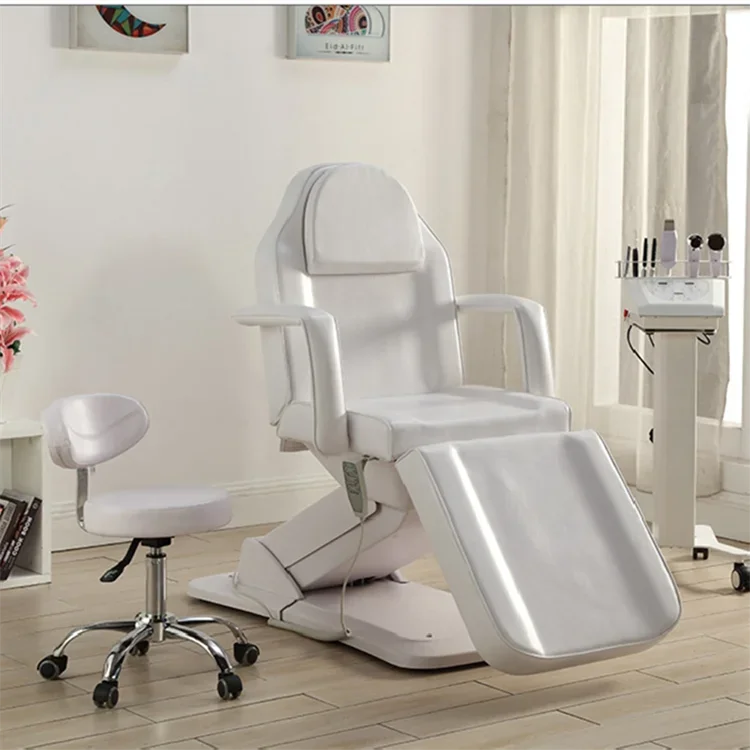 2024 Beauty Salon Reclining Lash Bed with Massage Table Facial Bed and Chairs for Sale