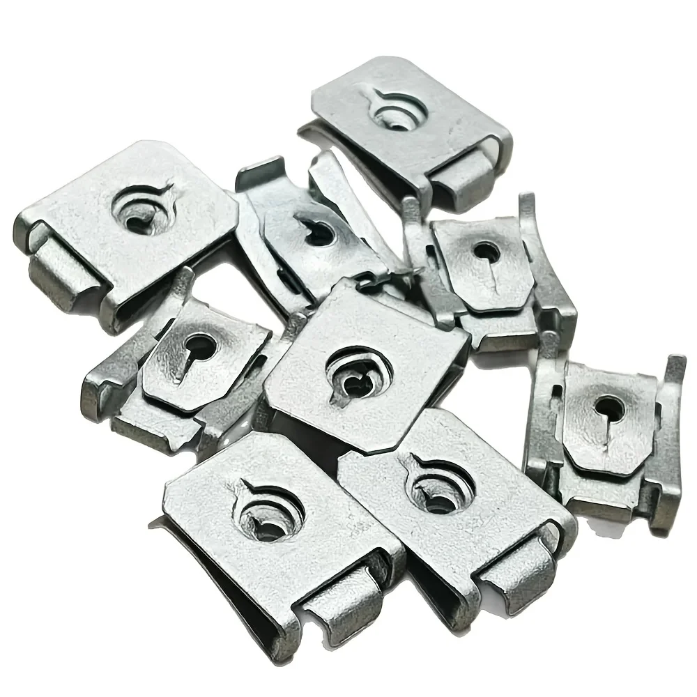 

20pcs Front Wheel Arch Lining Mudguard Chassis Metal Nut Fixing Clip Door Panel Fixing Clip For BMW 5 Series 2 Series 3 Series