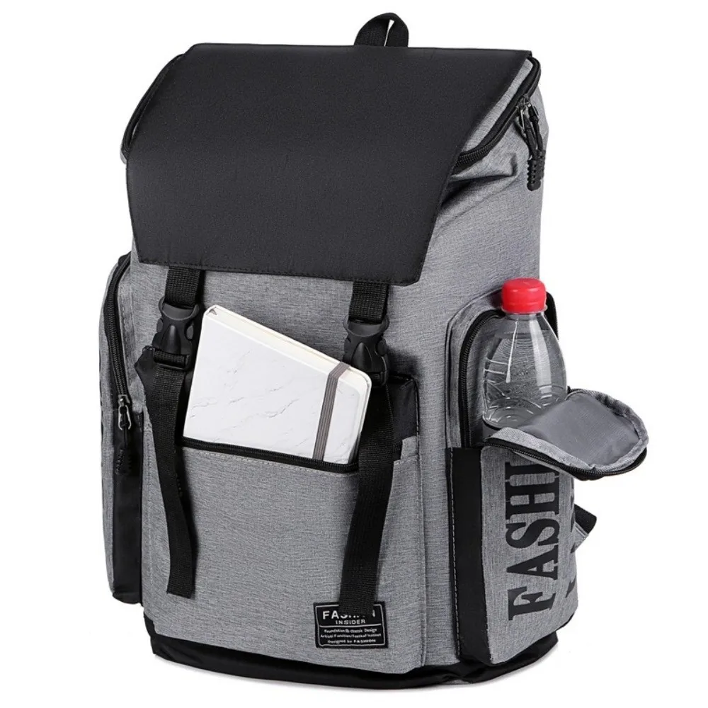 

New Large Capacity Tutoring Bag Ultra Light Zipper Laptop Bag Waterproof Adjustable Straps Student Bookbag For Work School