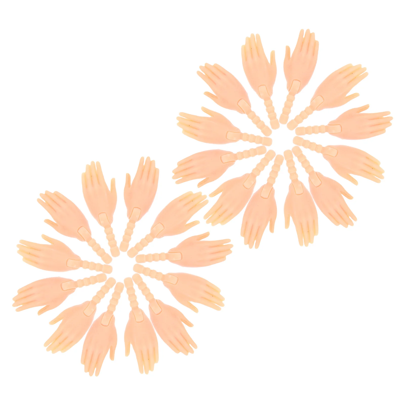 

10 Pairs Jointed Hand for for DIY Enthusiasts and Makers Miniature Joint Hand Making Supplies Parts