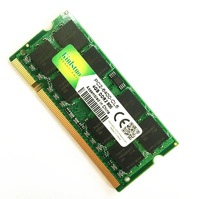 Kinlstuo DDR2 4GB 800 667MHz Laptop Memory SODIMM 200PIN DDR2  Ram 4GB Notebook Memory